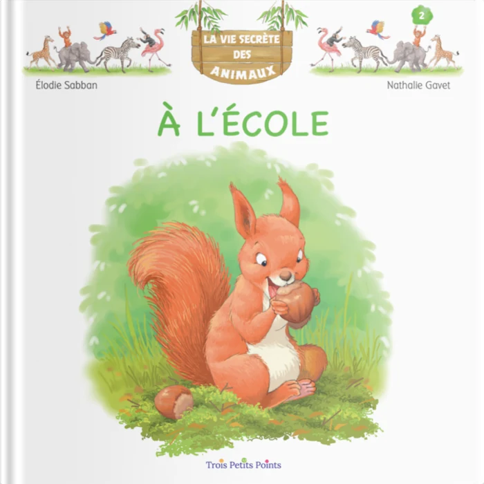 Couverture du tome 2 : À l’école